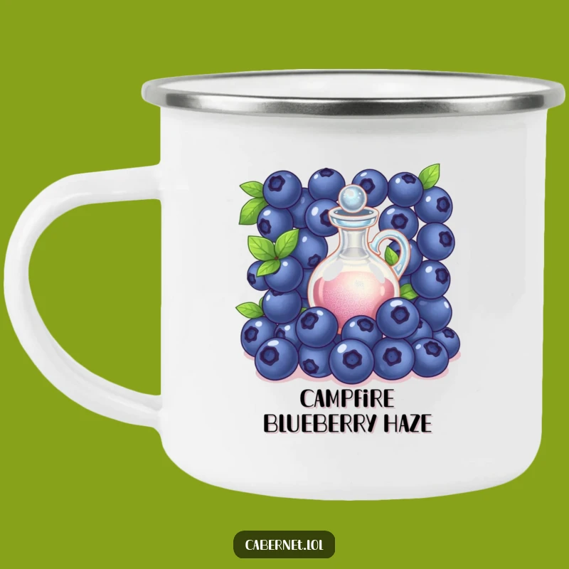 Funny Blueberry Decanter Camping Mug: Sophisticated Outdoors - Great Funny Gift